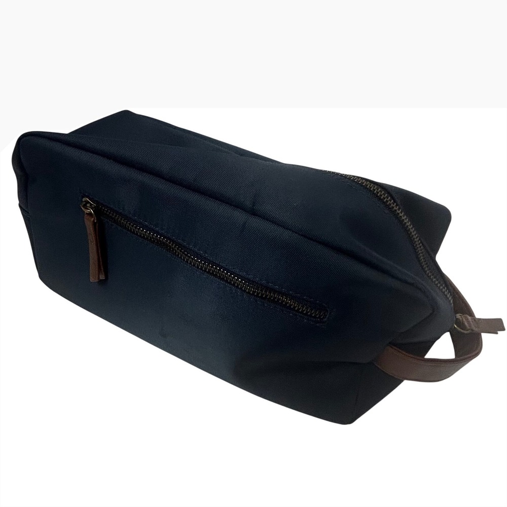 Tommy Bahama Mens Toiletry Bag Navy Blue Travel Dopp Kit‎ Cosmetic Case